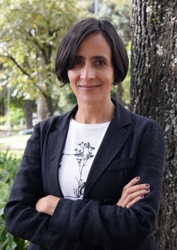 Susana Muhamad, Colombia's incoming environment minister, poses for a photograph during an interview with Reuters, in Bogota