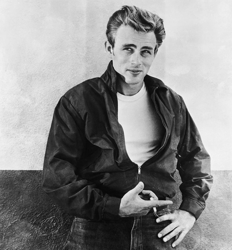 James Dean en el set de la películas 