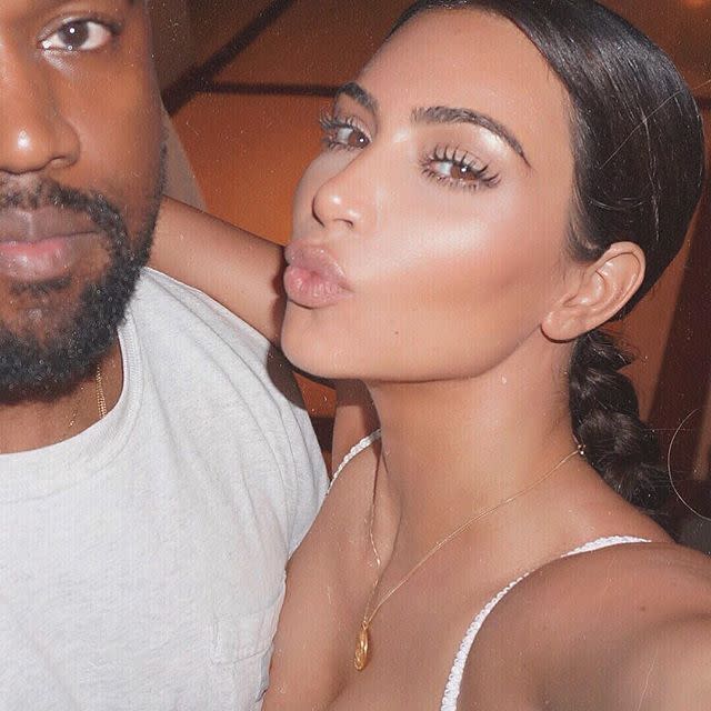 Kim Kardashian puso esta foto con un mensaje a su marido, Kanye West/Kim Kardashian /Instagram