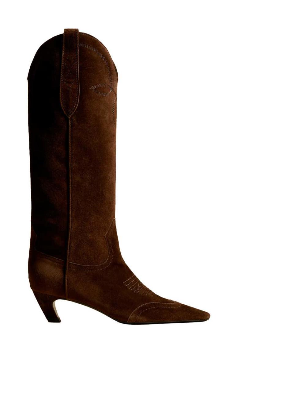 <p><a href="https://shop.harpersbazaar.com/the-dallas-knee-high-boot.html" rel="nofollow noopener" target="_blank" data-ylk="slk:Shop Now;elm:context_link;itc:0;sec:content-canvas" class="link ">Shop Now</a></p><p>The Dallas Knee High Boot</p><p>$1380.00</p><p>harpersbazaar.com</p>