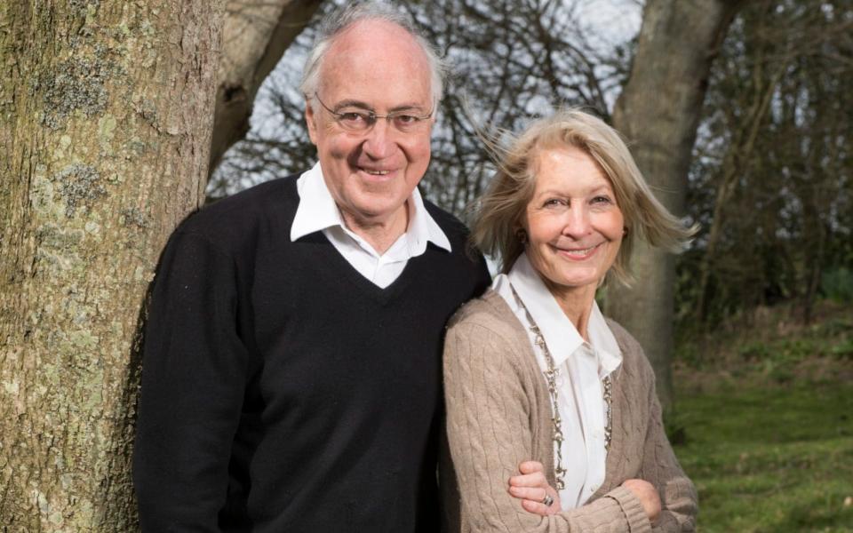 Sandra and Michael Howard at their home in Kent - Paul Grover