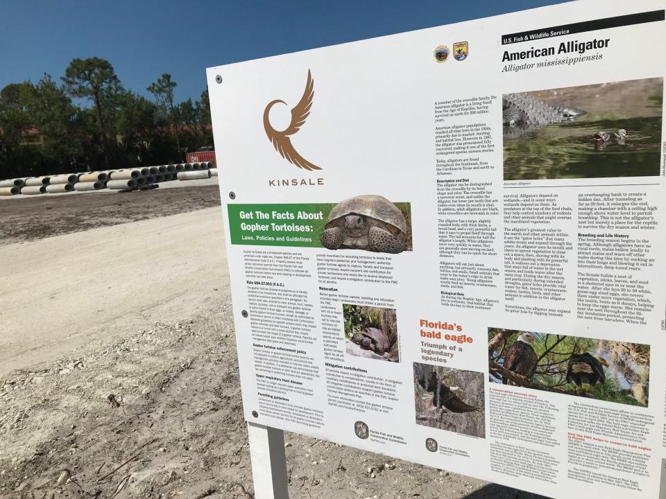 In the Know: An April 2023 view of the property for the planned Kinsale Golf Club from Tamiami Trail, near the Old 41 Road intersection in North Naples.