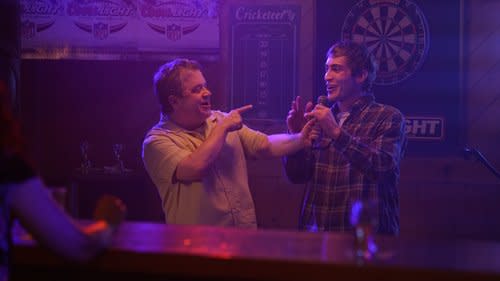 Patton Oswalt and James Morosini in “I Love My Dad.” - Credit: Magnolia Pictures