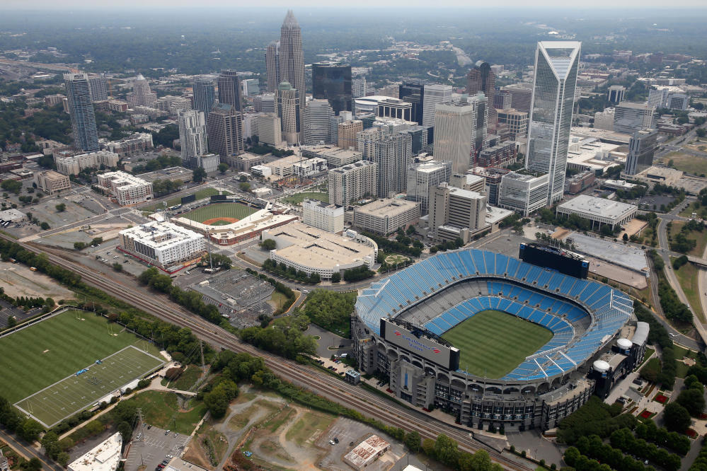 Bank of America Stadium transitioning to artificial turf before