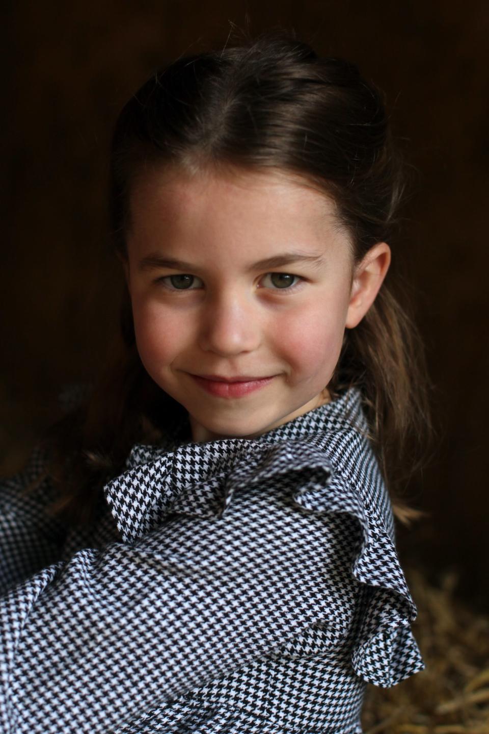 Princess Charlotte's fifth birthday portrait, 2020.