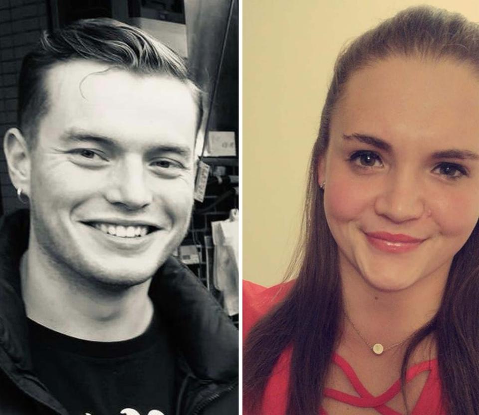 Jack Merritt, 25, and Saskia Jones, 23, were killed in the incident (handouts/PA) (PA Media)