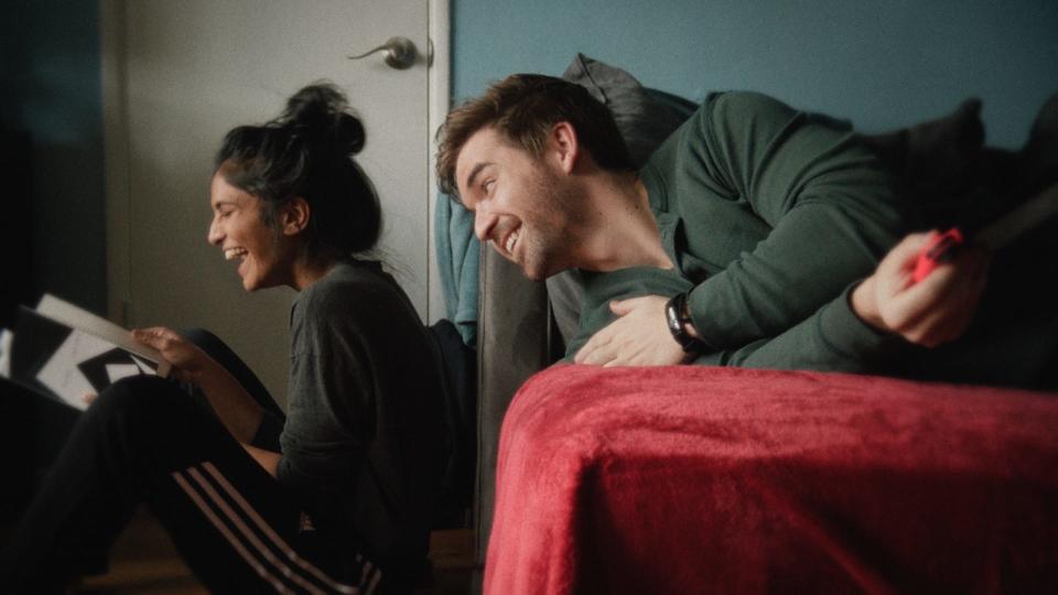 FSU alumnus Chris Leary and actress Sharayu Mahale star in the 2023 film "Footnotes."