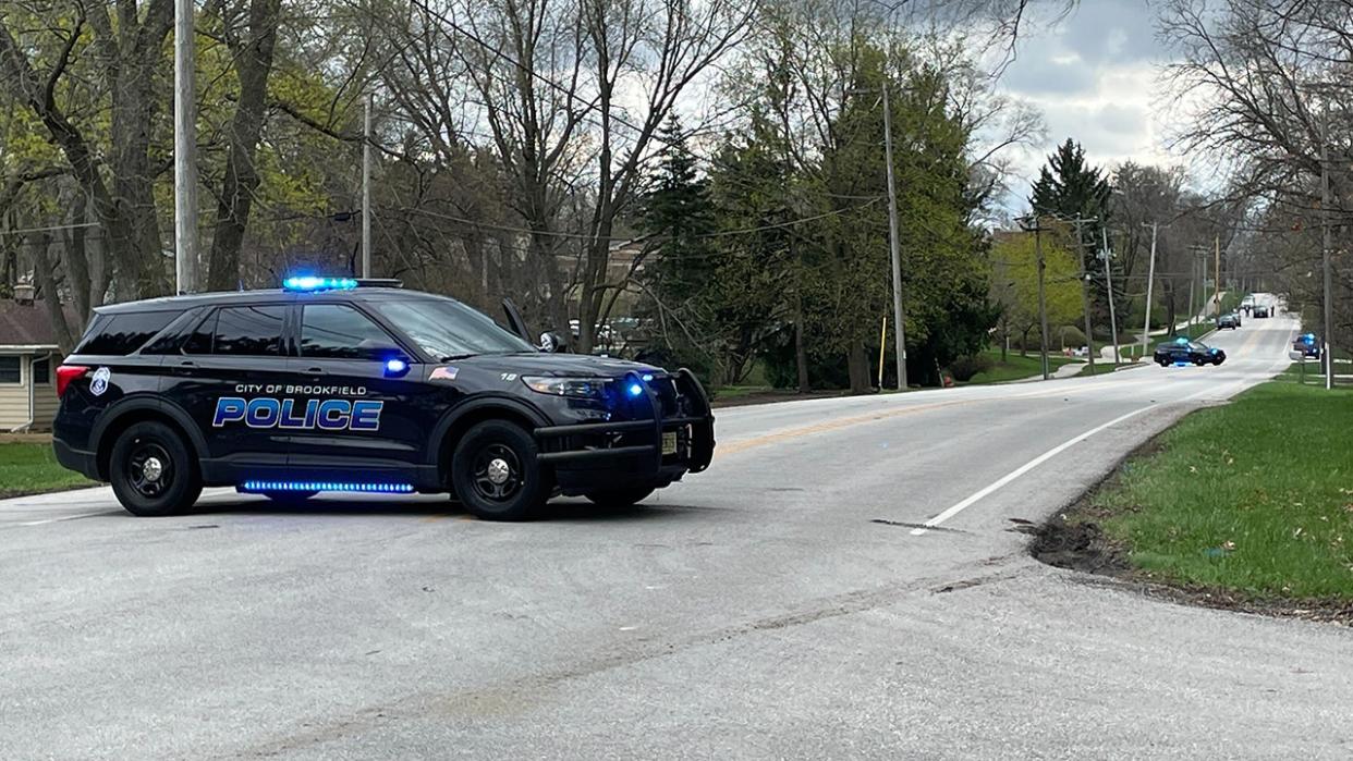 <div>Street closed near Brookfield and Lothmore due to threat at Brookfield Elementary</div>