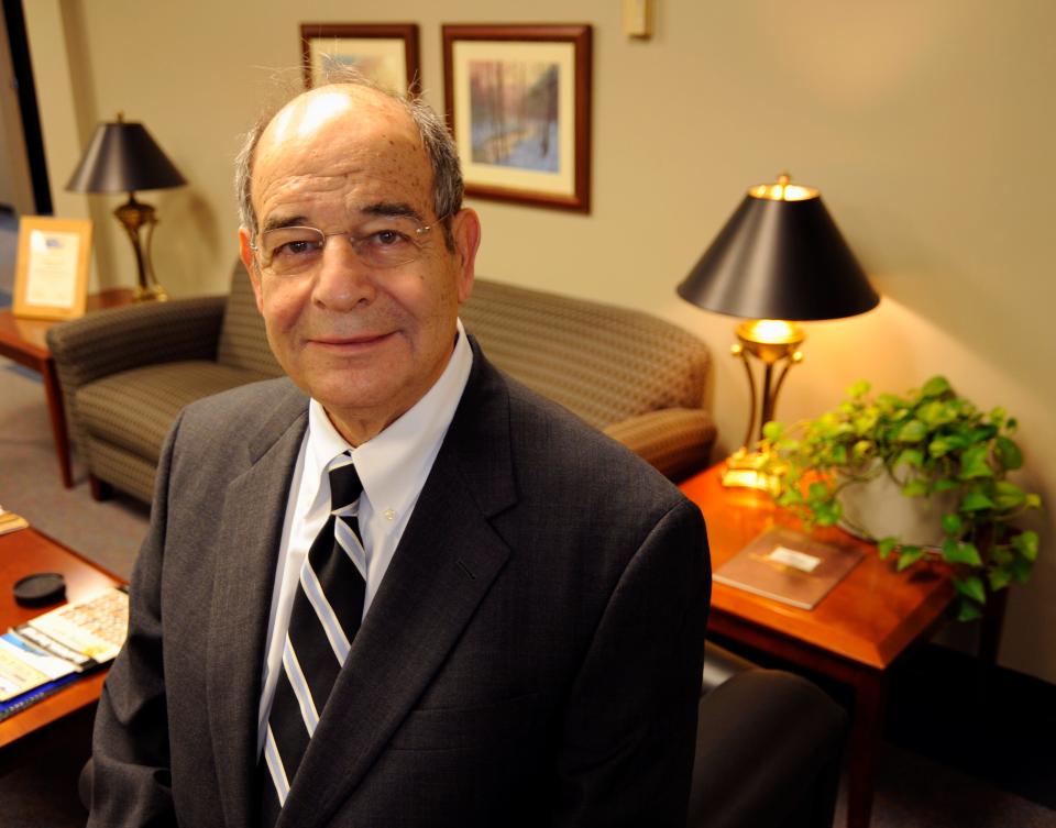 Longtime Knoxville attorney Bernard Bernstein, 10-year chairman of the University Health System's board of directors, has received the Healthcare Heroes' Lifetime Achievement Award. Photo taken  Wednesday, July 28, 2010 at Medical Center during board meeting.