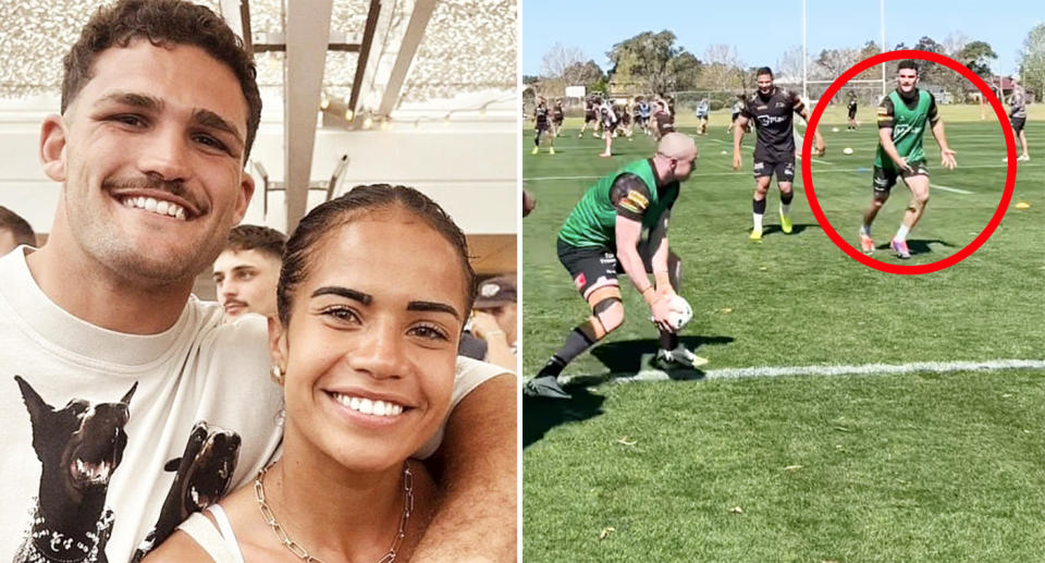 Mary Fowler and Nathan Cleary.