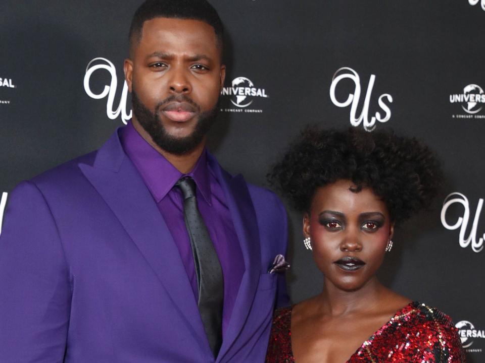 winston duke lupita nyong'o march 2019