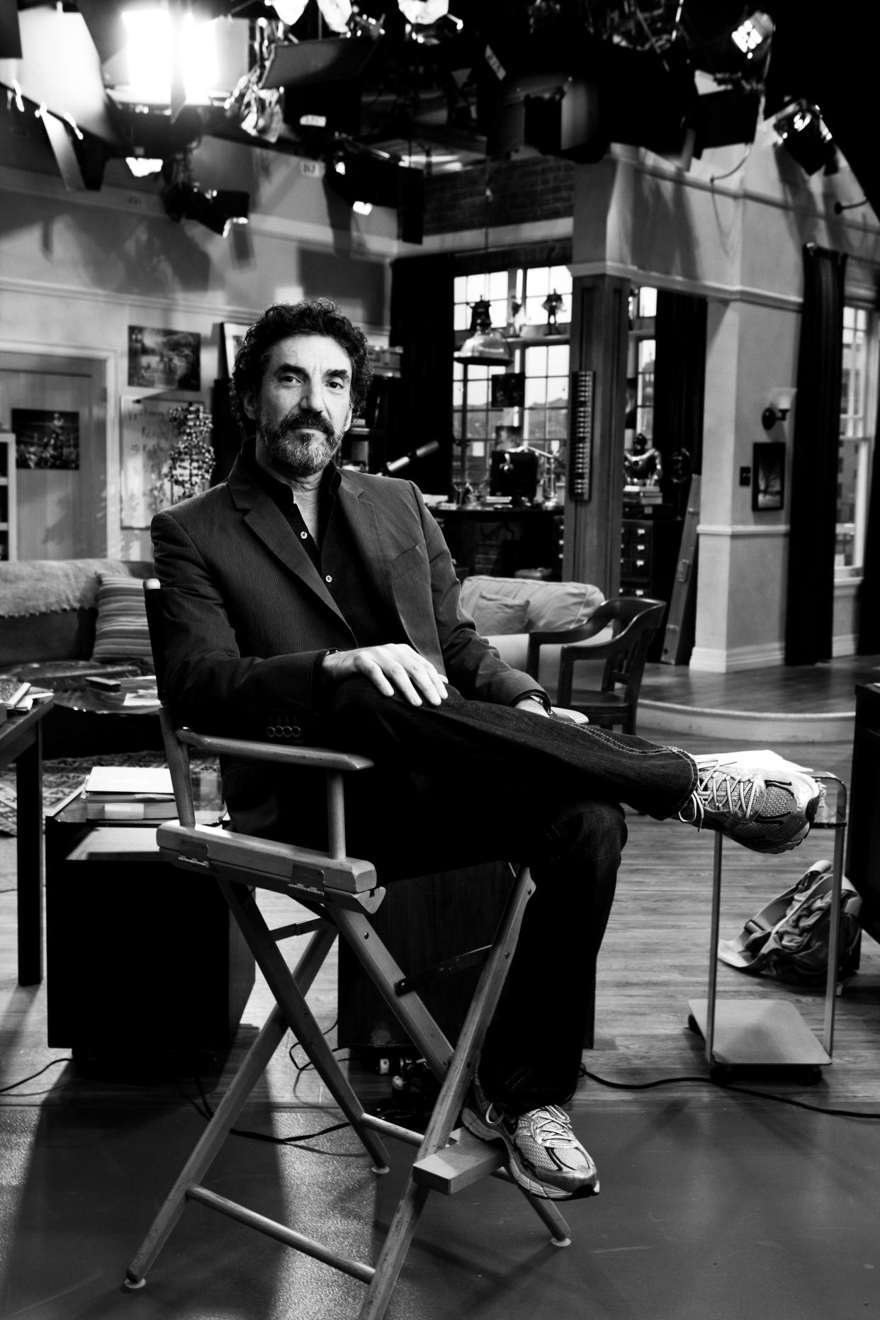 The producer Chuck Lorre, co-creator of “The Big Bang Theory,” at Warner Bros. studios in Burbank, Calif., on Sept. 3, 2009. (Kevin Scanlon/The New York Times)