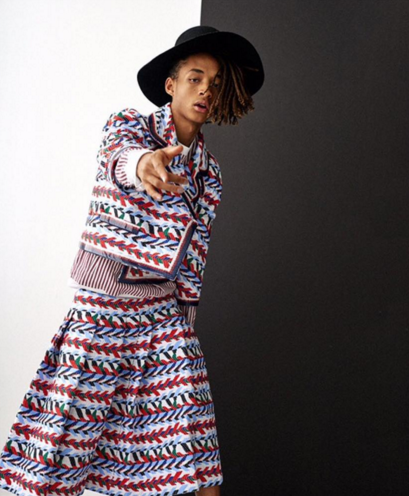 Here’s more of a classic hat look on Jaden. Then you look down and see that he also has a skirt on, and you’re all, like: Hey, well, that’s not very classic at all. (Photo: Instagram) 