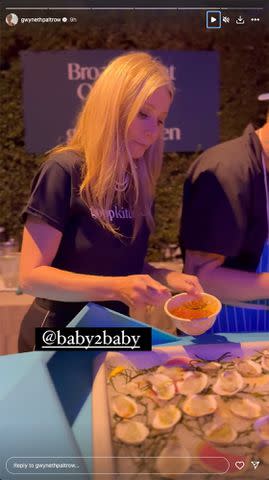 <p>Gwyneth Paltrow/Instagram</p> Gwyneth Paltrow at the 2023 Baby2Baby Gala