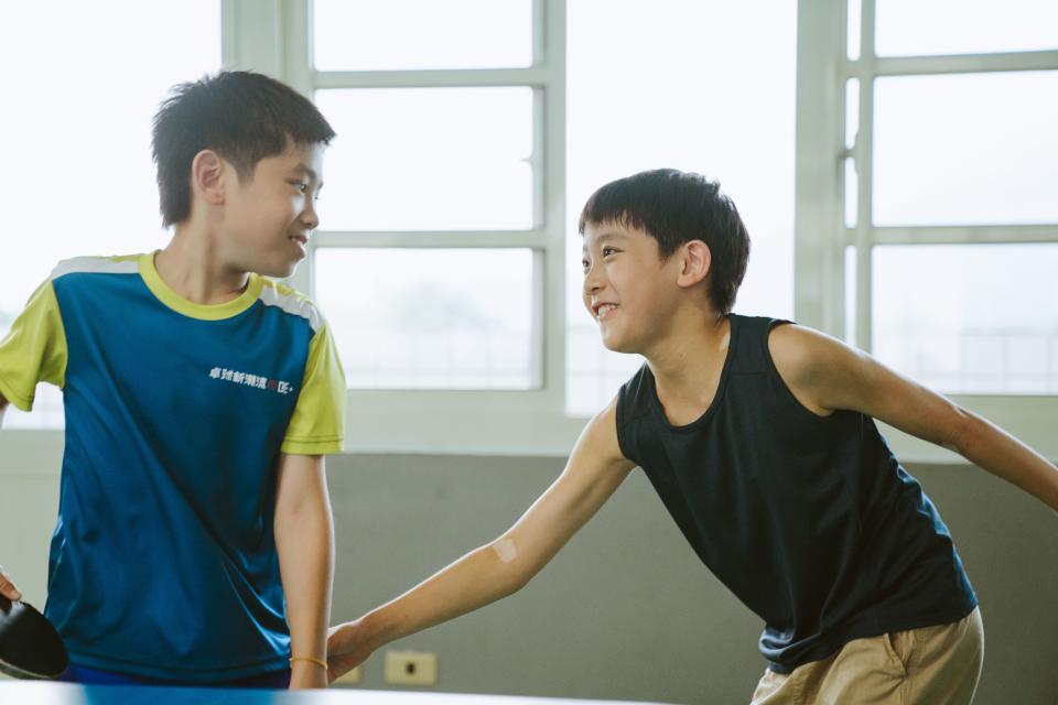 本屆開幕片《乒乓男孩》講述熱血的雙打男孩故事。（台北電影節提供）