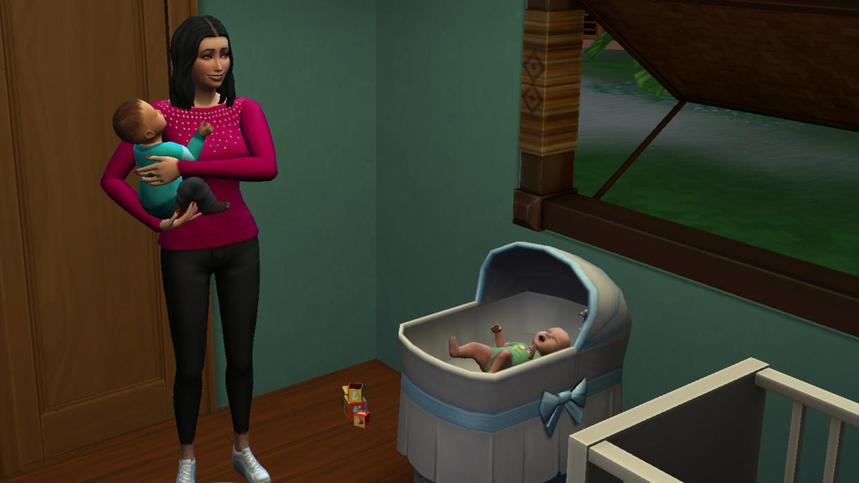  The Sims 4 100 infants challenge mother and children 