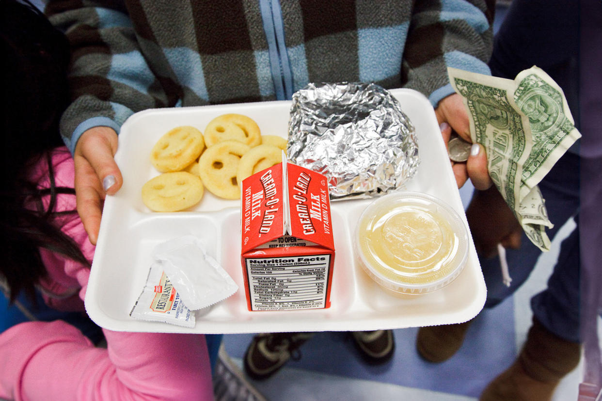 Public School Lunch James Leynse/Corbis via Getty Images