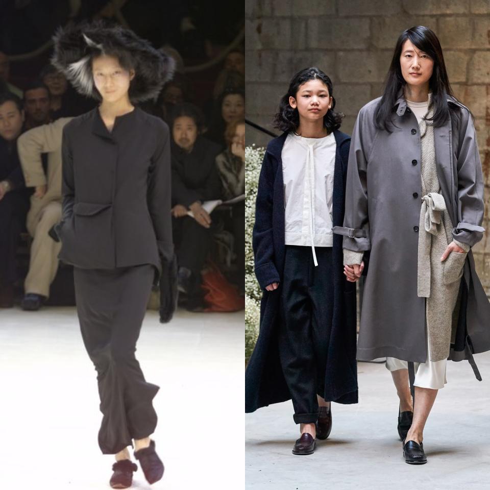 Yohji Yamamoto Fall 2000; Deveaux Fall 2019