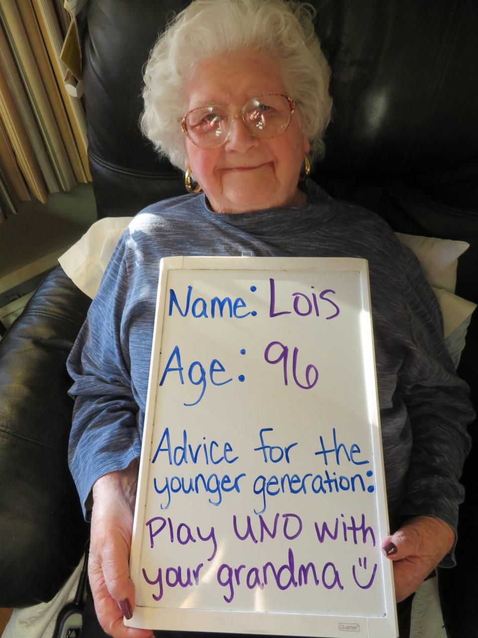 療養院「10位奶奶爺爺」的人生建言。（圖片來源：FB@Wheatland Manor）