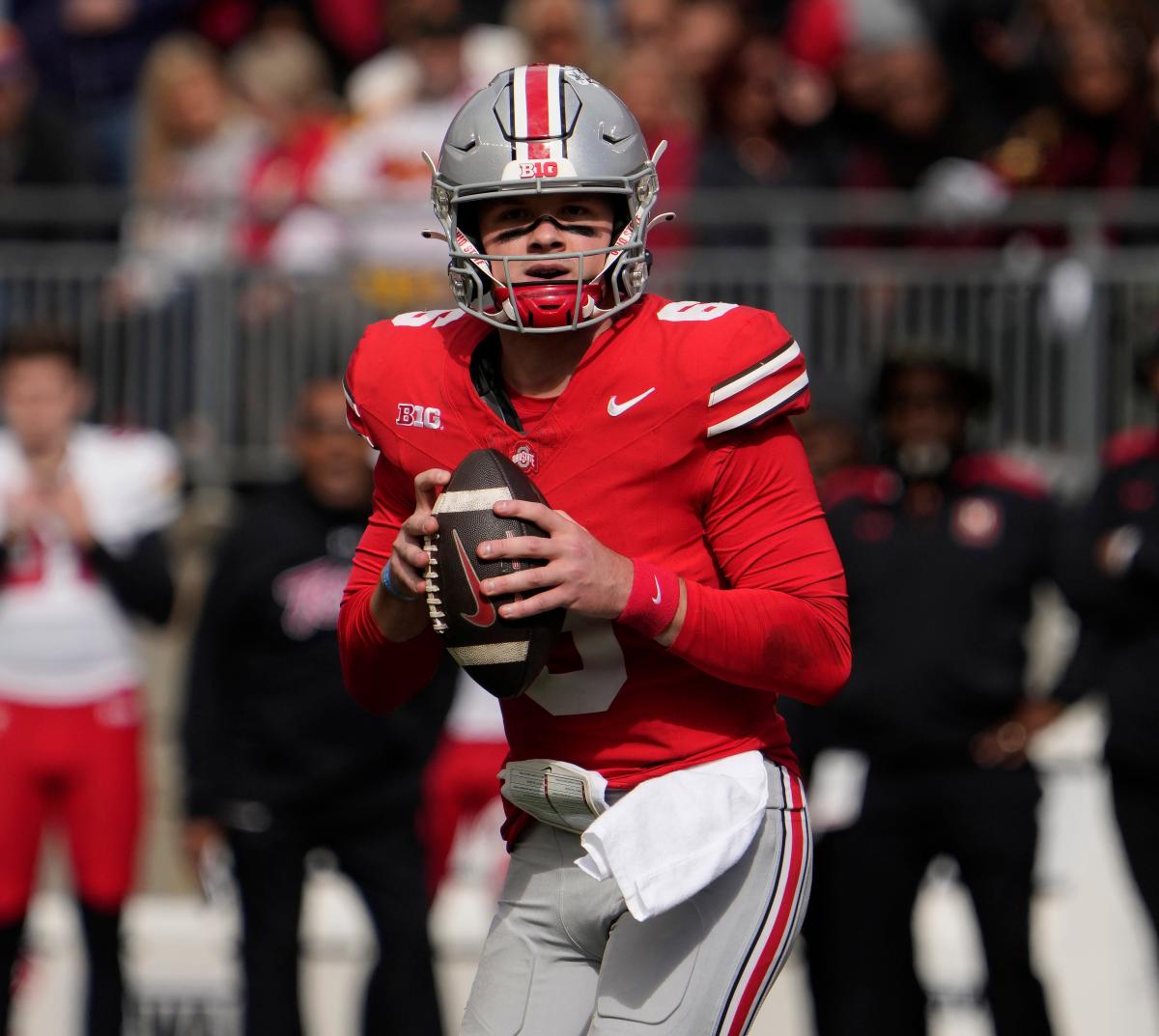 Former Ohio State football QB Kyle McCord committed to transfer to Syracuse