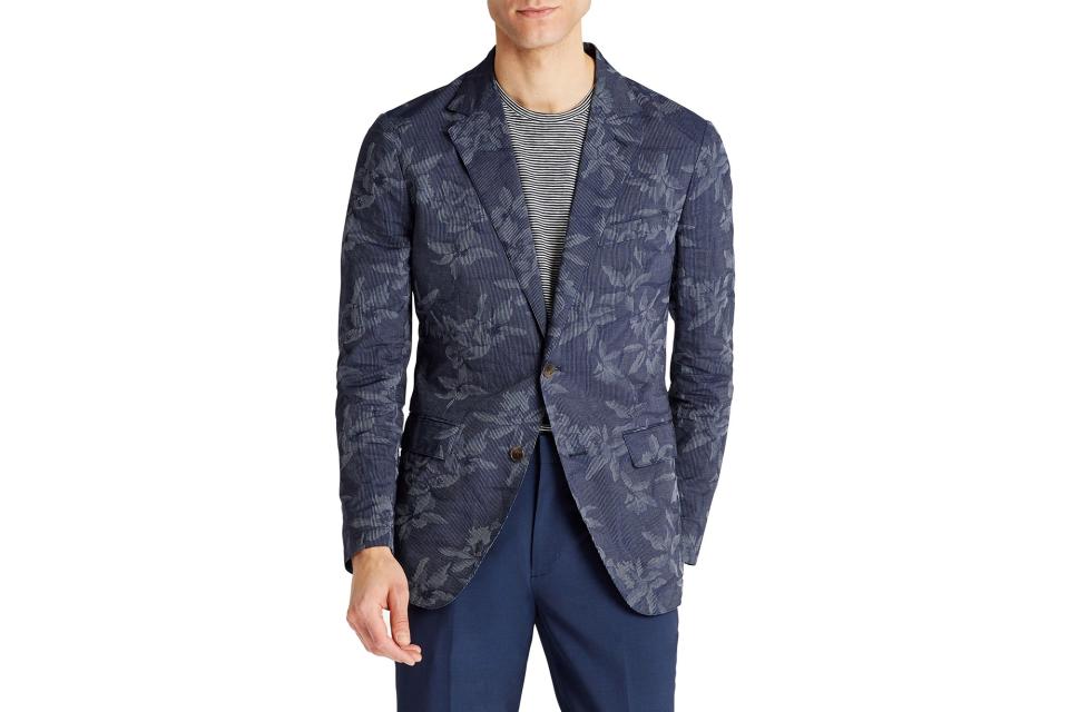 Bonobos slim fit floral cotton blend sport coat