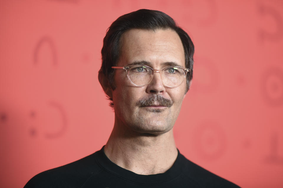 Oz Perkins arrives at the premiere of "Longlegs" at the Egyptian Theatre on Monday, July 8, 2024, in Los Angeles. (Photo by Richard Shotwell/Invision/AP)