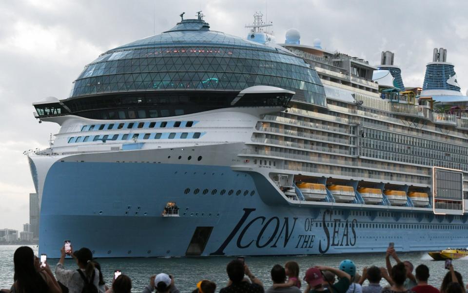 Icon of the Seas made its maiden voyage from Miami in January