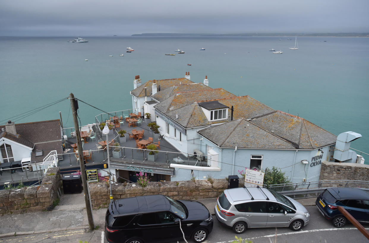 The Pedn Olva hotel in St Ives, Cornwall where a coronavirus outbreak has taken place and has completely closed, ahead of the G7 summit in Cornwall. Picture date: Thursday June 10, 2021.