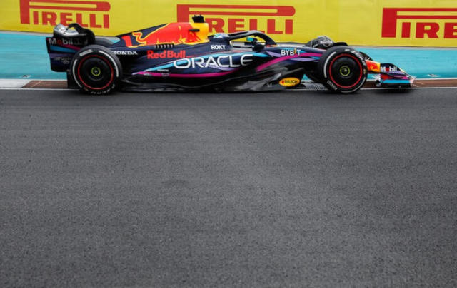 Foto del domingo del piloto de Red Bull Max Verstappen durante el GP de Miami de la F1