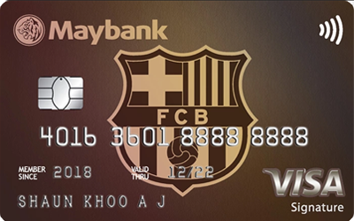 Maybank FC Barcelona Visa Signature Card