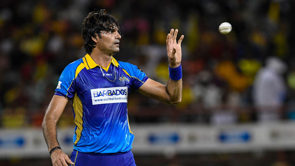 Irfan came so close to achieving bowling perfection. Pic: Getty