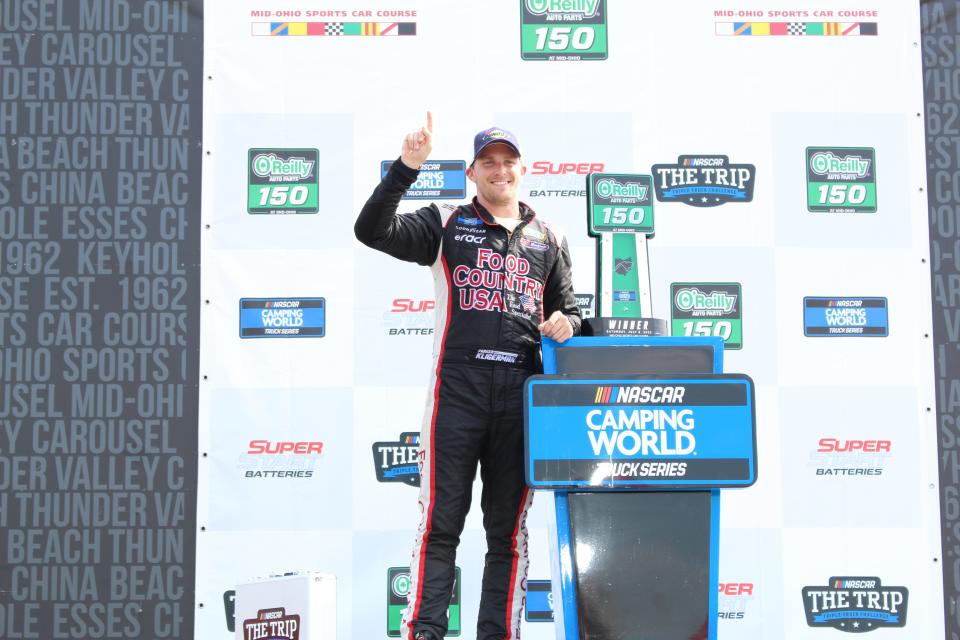 Your 2022 O’Reilly Auto Parts 150 winner at Mid-Ohio: Parker Kligerman.