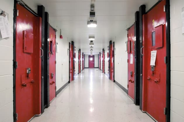 Hallway in detention center - Credit: Getty Images