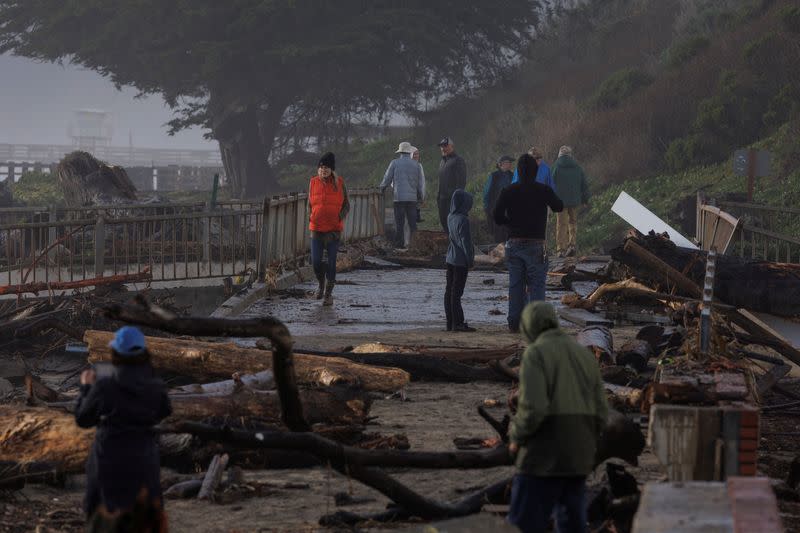 FILE PHOTO: Rainstorms slam northern California