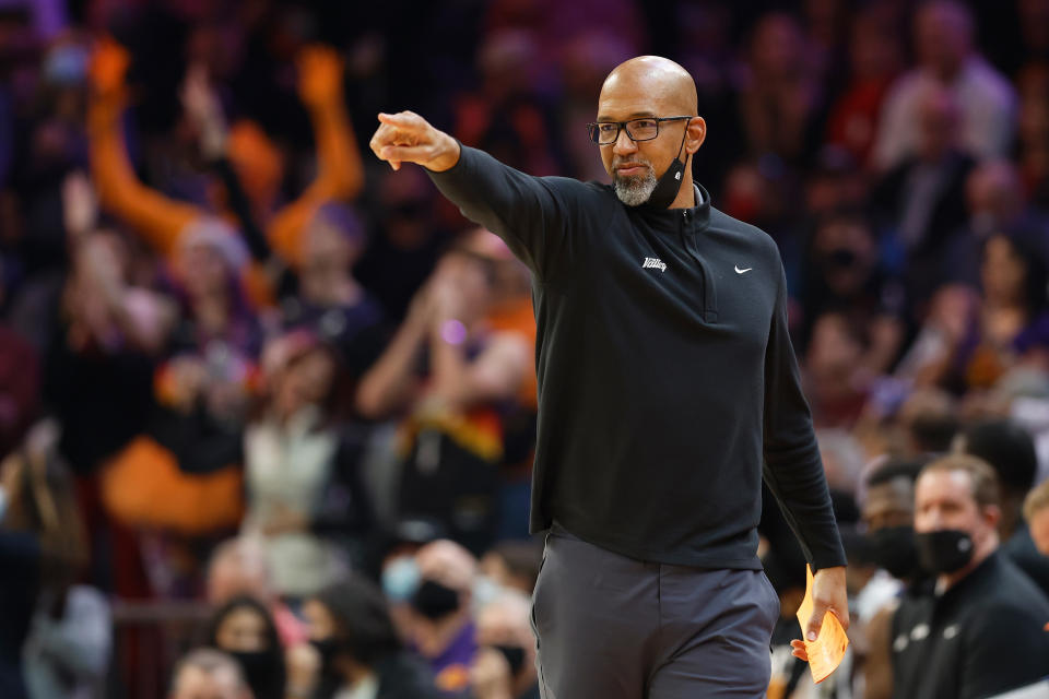 Monty Williams will be in the Phoenix for the foreseeable future. (Photo by Christian Petersen/Getty Images)