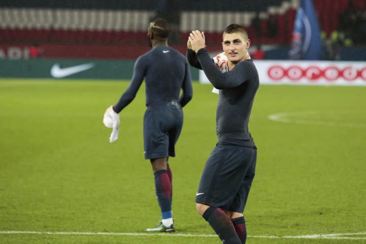 Marco Verratti a apprécié le soutien du Parc face à Barcelone (Getty Images)