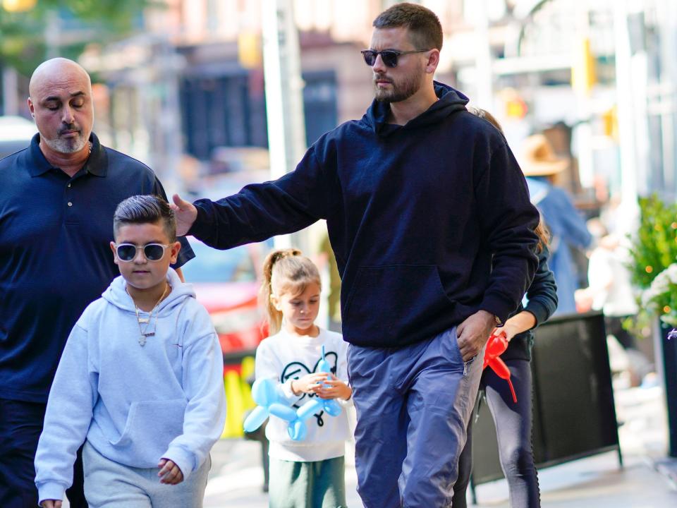 Scott and Mason Disick