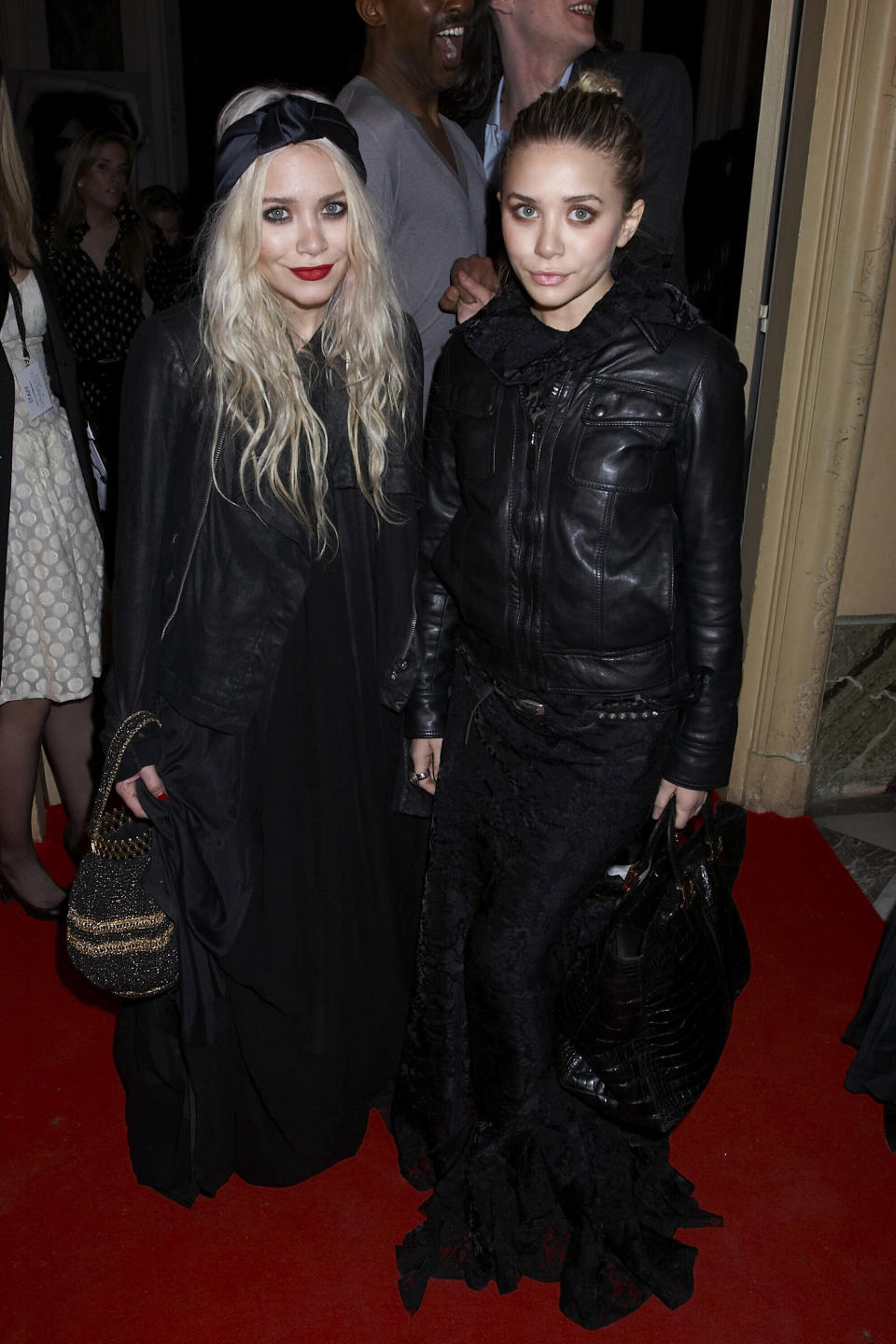 The sisters attend fashion week in Paris.