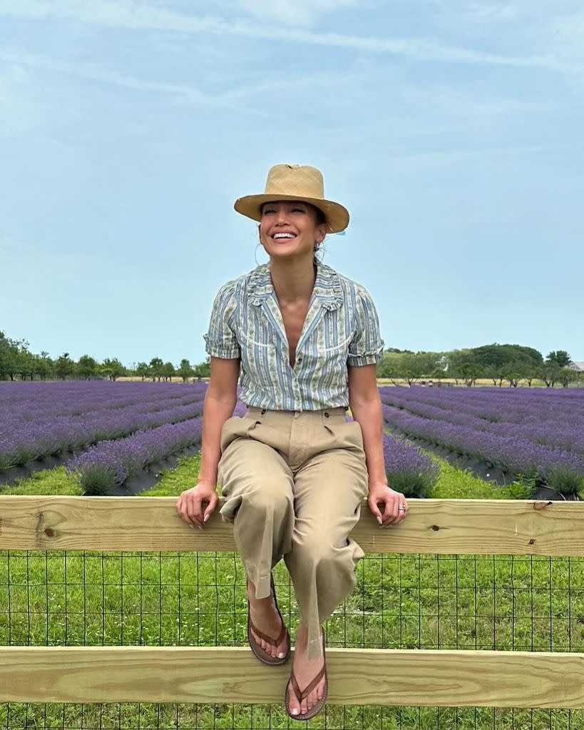 Jennifer Lopez en el Día de la Independencia de los Estados Unidos