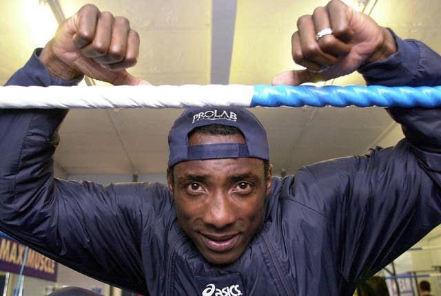 Boxing cruiserweight champion Johnny Nelson