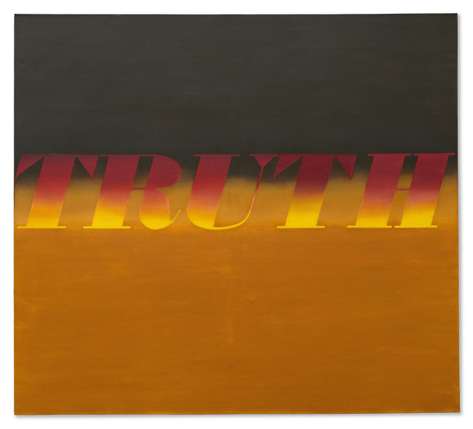 Ed Ruscha’s “Truth.”