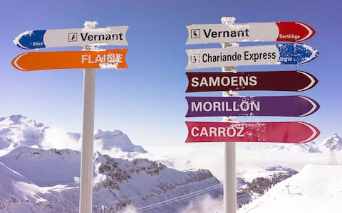 Samoens is part of the Grand Massif ski area - Credit: Getty