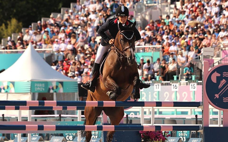 Team GB's Joseph Choong in the modern pentathlon