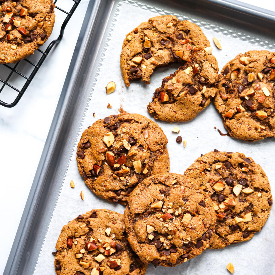 Chocolate Chip Almond Butter Cookies