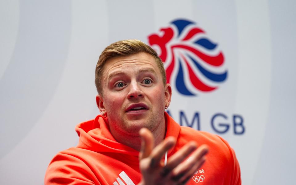 Adam Peaty, who has claimed athletes at Paris 2024 have found worms in their food, at the Olympic village, August 6, 2024