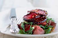 This <a rel="nofollow" href="https://au.lifestyle.yahoo.com/better-homes-gardens/recipes/r/8627877/roast-beef-and-beetroot-salad/" data-ylk="slk:roast beef salad;elm:context_link;itc:0;sec:content-canvas" class="link ">roast beef salad</a> is light, delicate and seriously delicious, not to mention healthy being packed with protein.