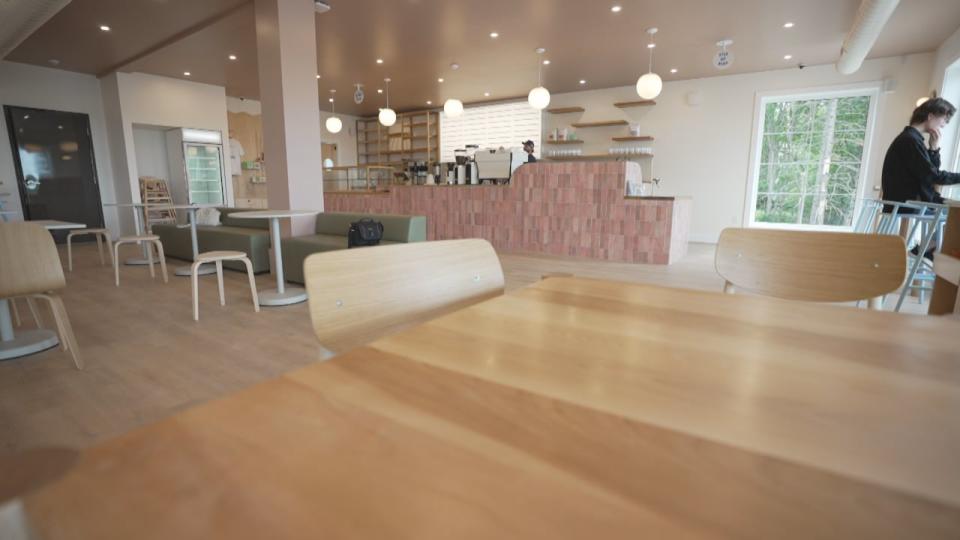 The Neighbourly Coffee café and kitchen is located in the 12 Neighbours social enterprise building.