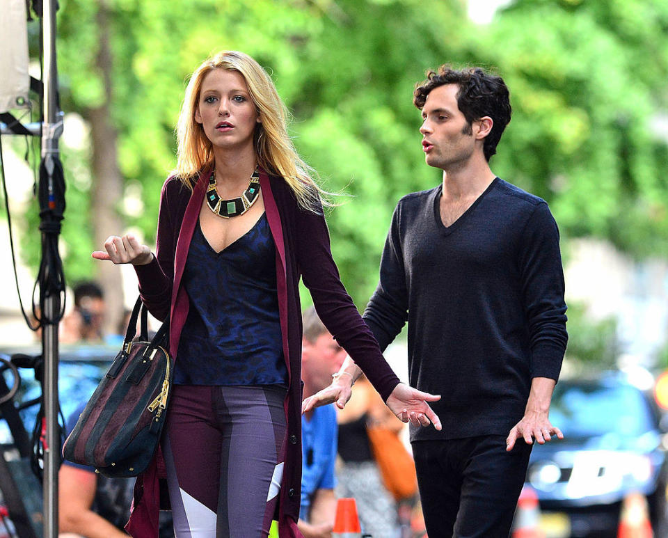 Blake Lively and Penn Badgley