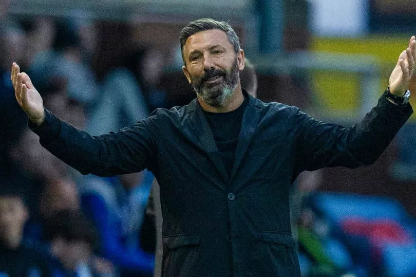 Kilmarnock manager Derek McInnes during his side's defeat to Celtic -Credit:Craig Foy