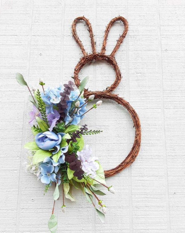 <p>@thecoffeeisbrewing</p><p>Any-<em>bunny</em> could make this super cute bunny wreath!</p><p>From Instagram user <a href="https://www.instagram.com/p/B8uIPpSHDQm/?igshid=lg09ivdgig80" rel="nofollow noopener" target="_blank" data-ylk="slk:@thecoffeeisbrewing;elm:context_link;itc:0;sec:content-canvas" class="link ">@thecoffeeisbrewing</a>.</p>